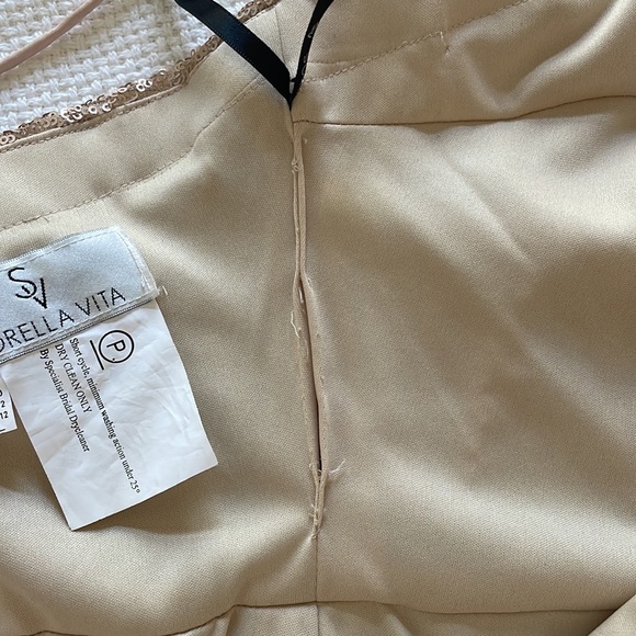 Sorella Vita Rose Gold Sequin Bridesmaid Dress - Picture 5 of 5